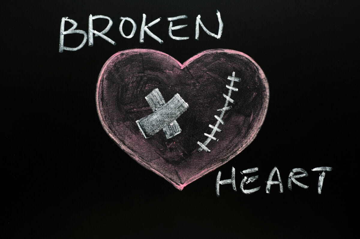 Healing from breakup broken heart
